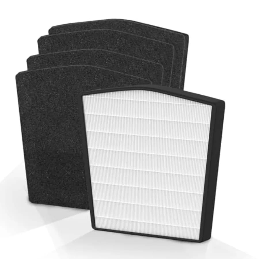 Filtro di Ricambio LP-HF550P Compatibile con Purificatore d'Aria Live-Pure Serie Bali LP550TH LP550THP, Filtrazione HEPA, Confezione da 1