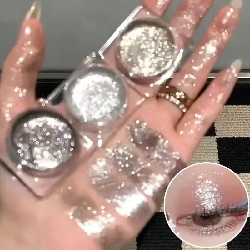 Liquid Gel Shade with Pearled Glitter Evidencer for Body Single-chromatic Diamonds Shimmer Silk Basin Illumina Paillettes lucide Fast drying