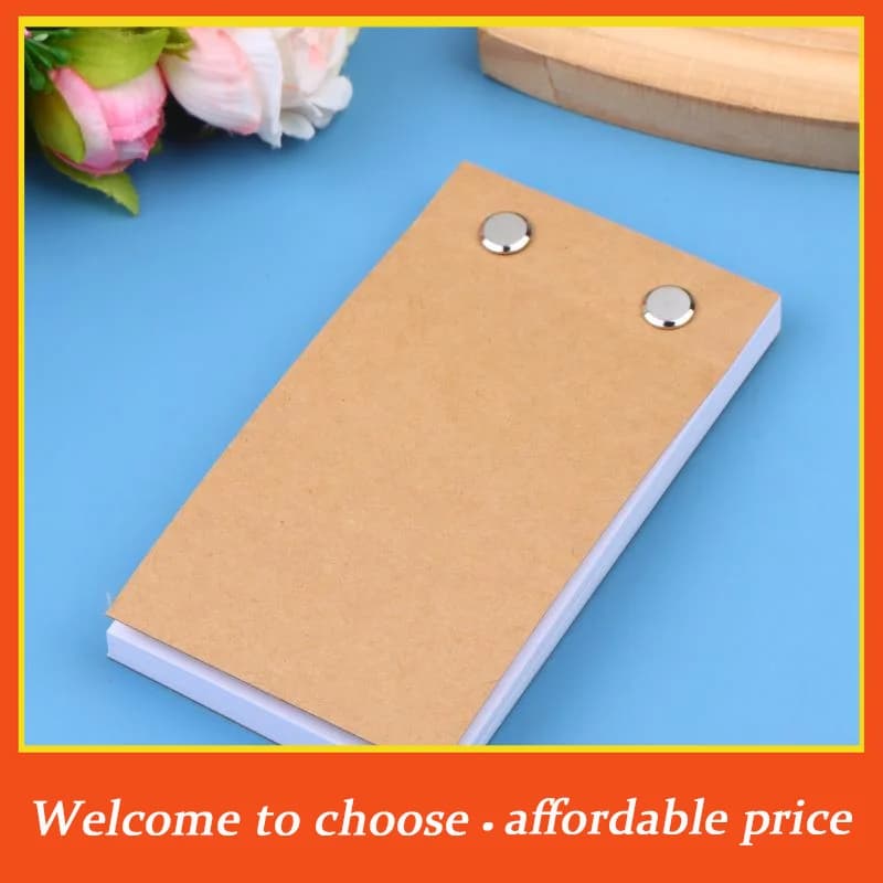 Xm Blank Flip Book Kit With 60/100 Sheets Animation Paper Flipbook Binding Screws For LED Tracing Light Pad Drawing Sketching