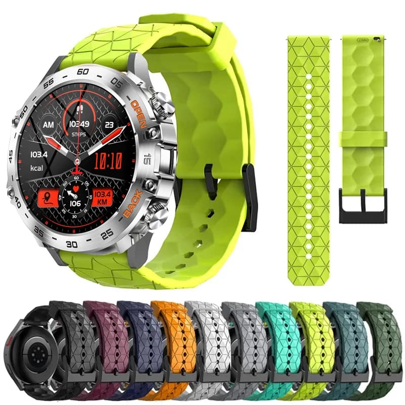 Cinturino per LIGE K52 1.39 "Cinturino da nuoto Smartwatch per LIGE Smart Watch 2025 Bracciale sportivo morbido e traspirante in silicone