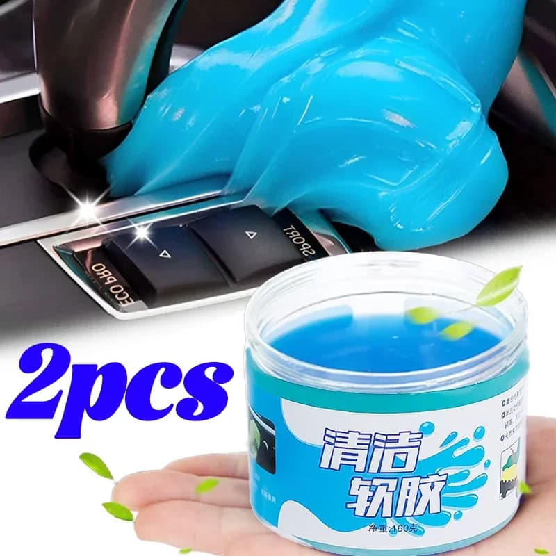 Super Polvere Pulita Argilla Polvere Detergente Per Tastiera Melma Giocattoli Gel Per La Pulizia Auto Gel Fango Mastice Kit USB per Laptop Detergente Colla Auto Parte