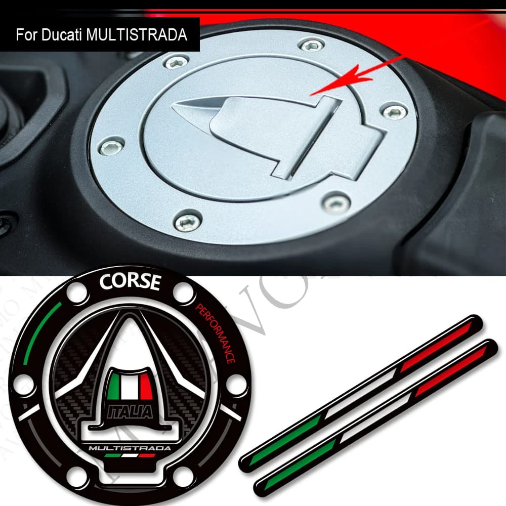 Wall sticker Protective for Tank Moto MULTISTRADA 950 1000 1100 1200 1260 V2 V4, Carburet Cover, Parafango