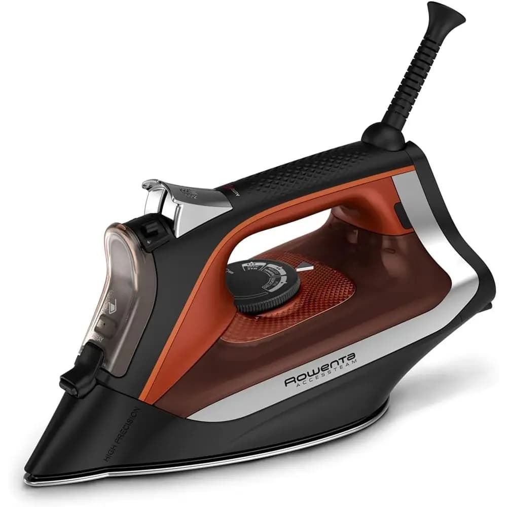 Ferro da Stiro a Vapore per Vestiti, Piastra in Acciaio Inossidabile, Microfori per Vapore, 1700 Watt, Leggero, Spegnimento Automatico