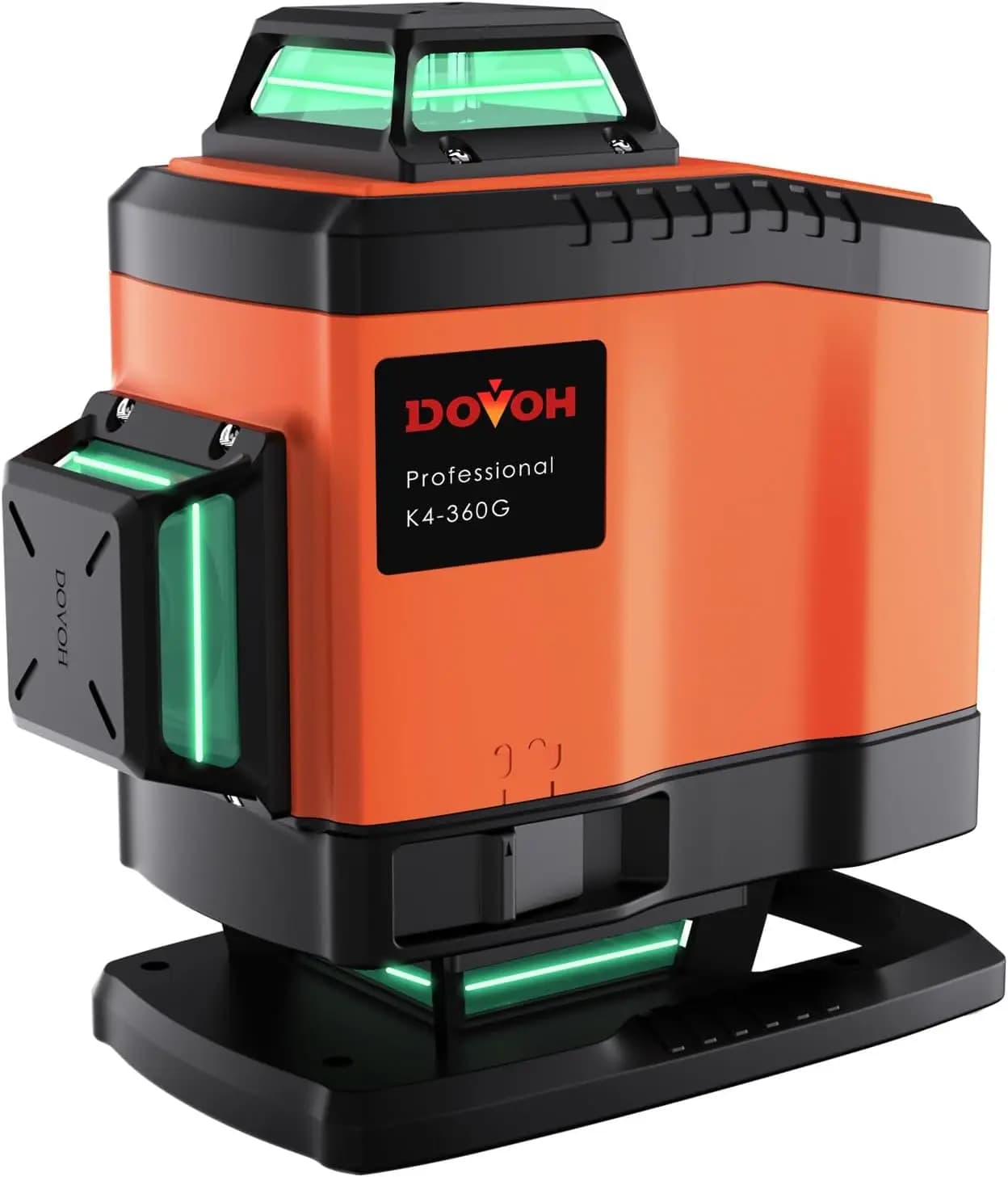 4x360 ° Livella Laser Verde Autolivellante con Supporto Magnetico, 16 Linee per Edilizia e Piastrellatura