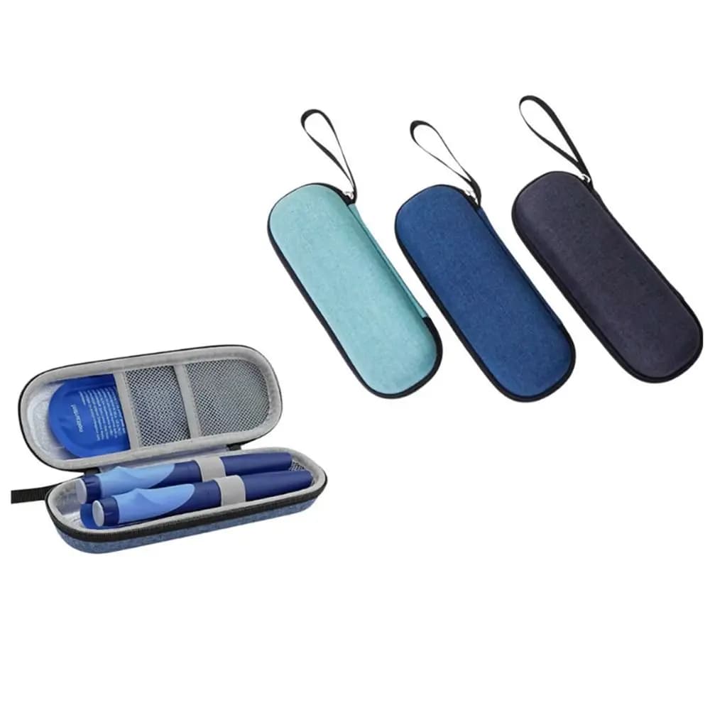 Portable EVA Insulin Cooling Bag Waterproof Thermal Insulated Pen Bag Medicine Travel Cooler for Diabetics