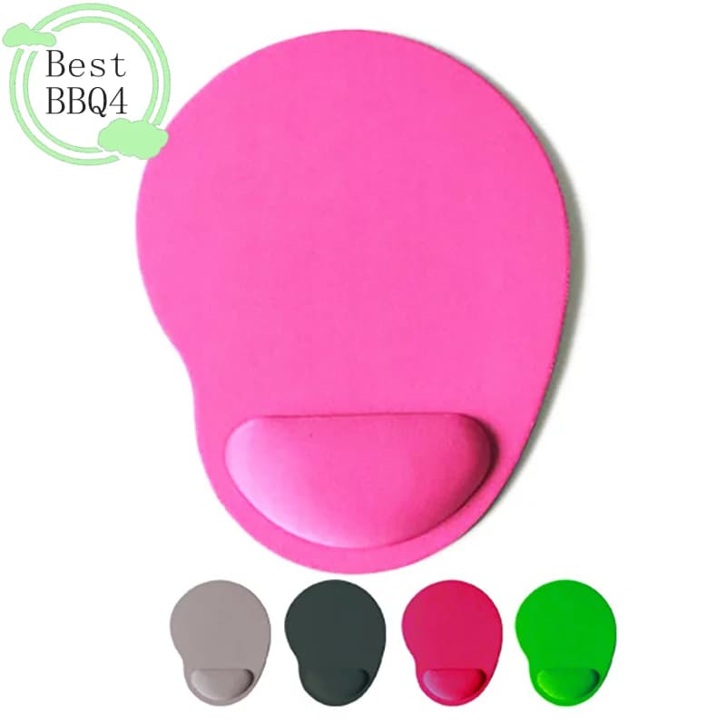 (BBQ4) 1 Pezzo Tappetino per Mouse Colorato, Portatile, Ispessito, con Supporto per Polso, Comodo per Ufficio
