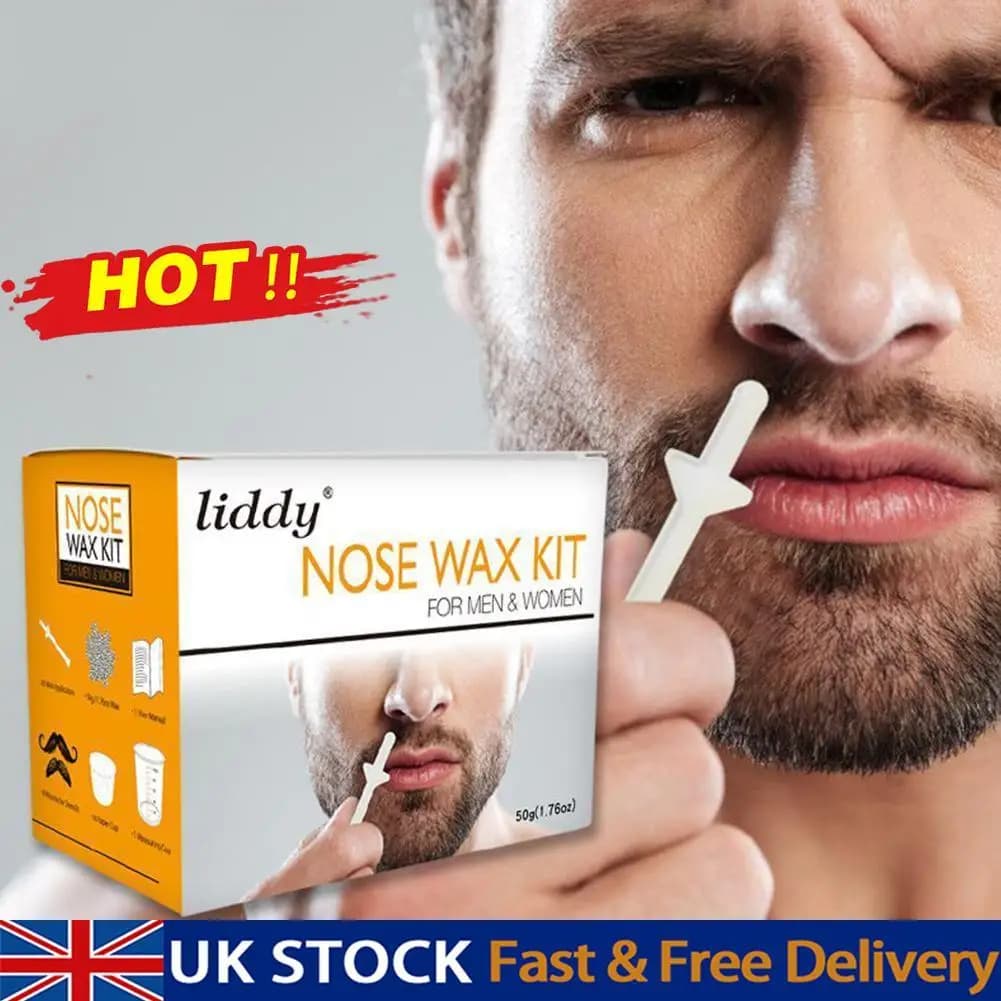 Painless Nose Hair Removal Wax Nose Wax Nostril Cleaning Depilation Paper-free Wax Cleaning Hair Wax & Women Nose Kit New