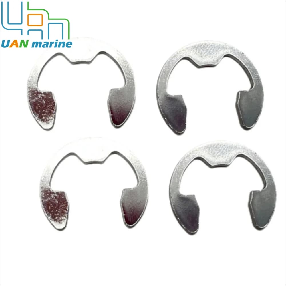 4 foto albero di trasmissione cuscinetto E anello per MerCruiser Alpha 1 Gen 2 Quicksilver Anchor pin circlips E-Ring53-815949 815949 18-2345
