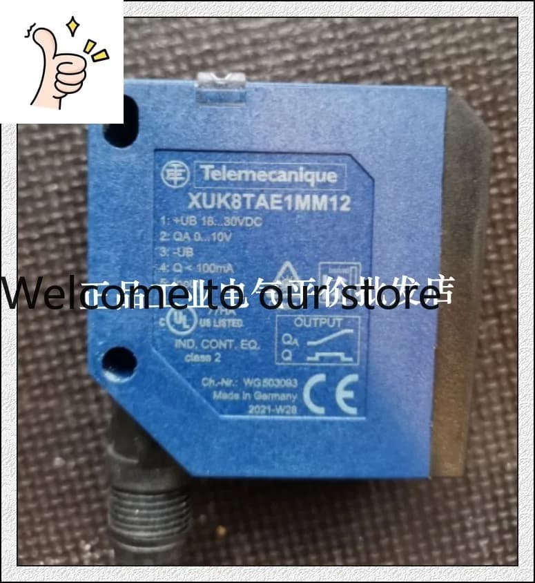 Genuine XUK8TAE2MM12 XUK Laser Ranging Sensor Diffuse, Reflective Photoelectric Switch