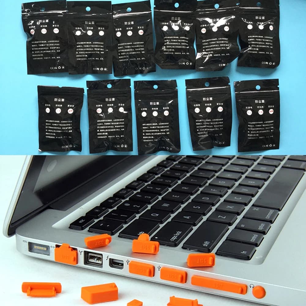 16 pz/set spina antipolvere Notebook tappo antipolvere Laptop porta USB universale spina antipolvere interfaccia Computer copertura impermeabile nuovo