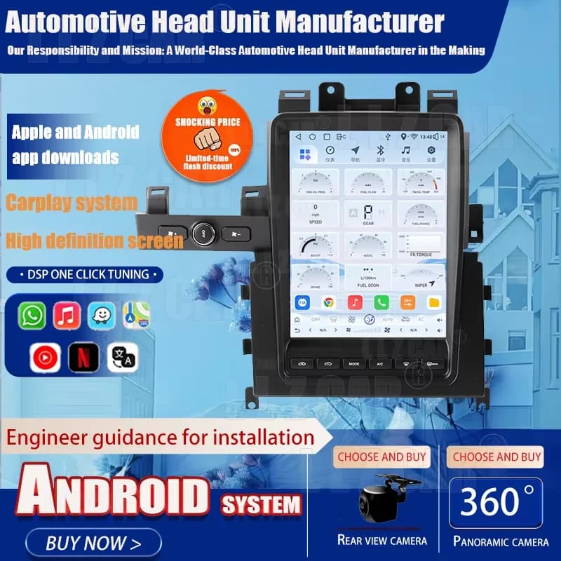 10.4inch Android13 For Nissan GT-R GTR R35 2008-2015 Car Multimedia Video Player GPS Navigation AUTO Radio 4G Carplay 360 Stereo