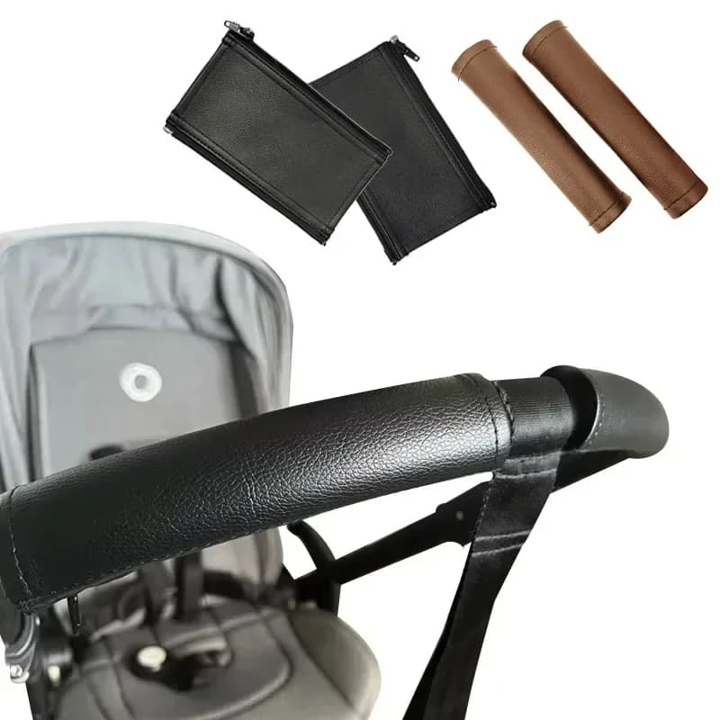 Passeggini Maniglia Della Copertura ADATTA PER Bugaboo Bee3 Bee5 Bee + Passeggini Accessori PU Copertura In Pelle Wagon Bracciolo Custodia Protettiva Del Bambino