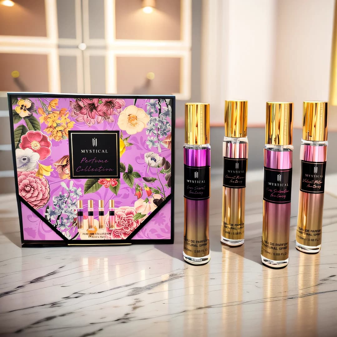 MYSTICAL Confezione regalo profumo da donna, fragranza floreale fresca, unisex, viaggio, festa della mamma, San Valentino, regalo di compleanno