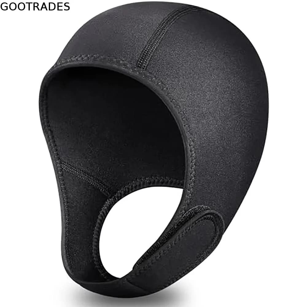 Water Sports Neoprene Diving Hood Stretchable Waterproof Swimming Cap 3MM Wetsuit Hood Surf Diving Cap Kitesurf