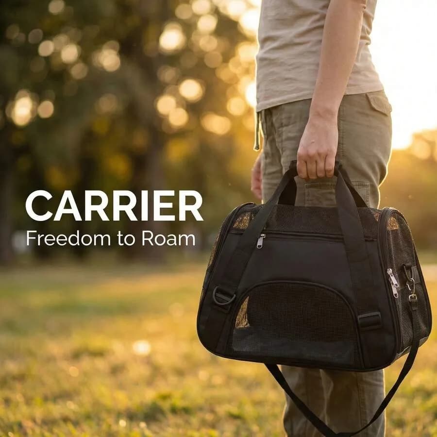 【New style】Large Capacity Pet Carrier Backpack Portable Dog and Cat Travel Bag With Shoulder Strap And Handle For Easy Pet Tran