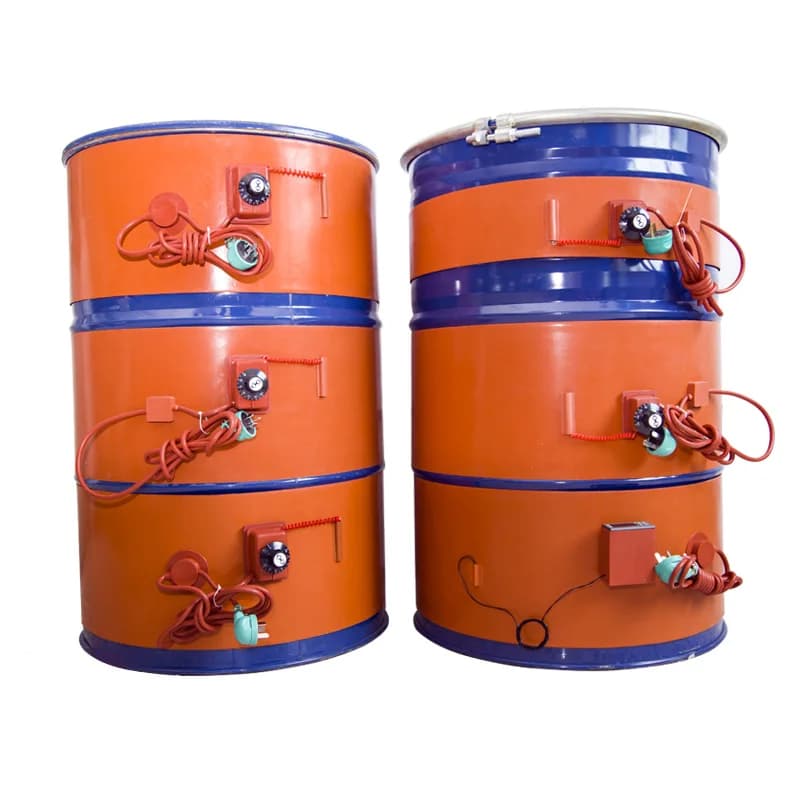 220V 20-200L fascia in Silicone riscaldatore a tamburo coperta olio Biodiesel plastica metallo tamburo riscaldatore barile serbatoio del Gas manopola controllo della temperatura