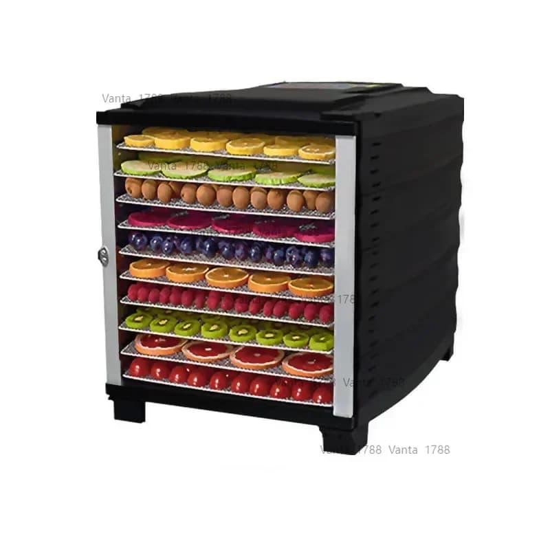 DH408 Frutta secca Verdura Macchina per carne alle erbe Disidratatore per alimenti Carne per animali domestici disidratata 8 vassoi Snack Essiccatore ad aria