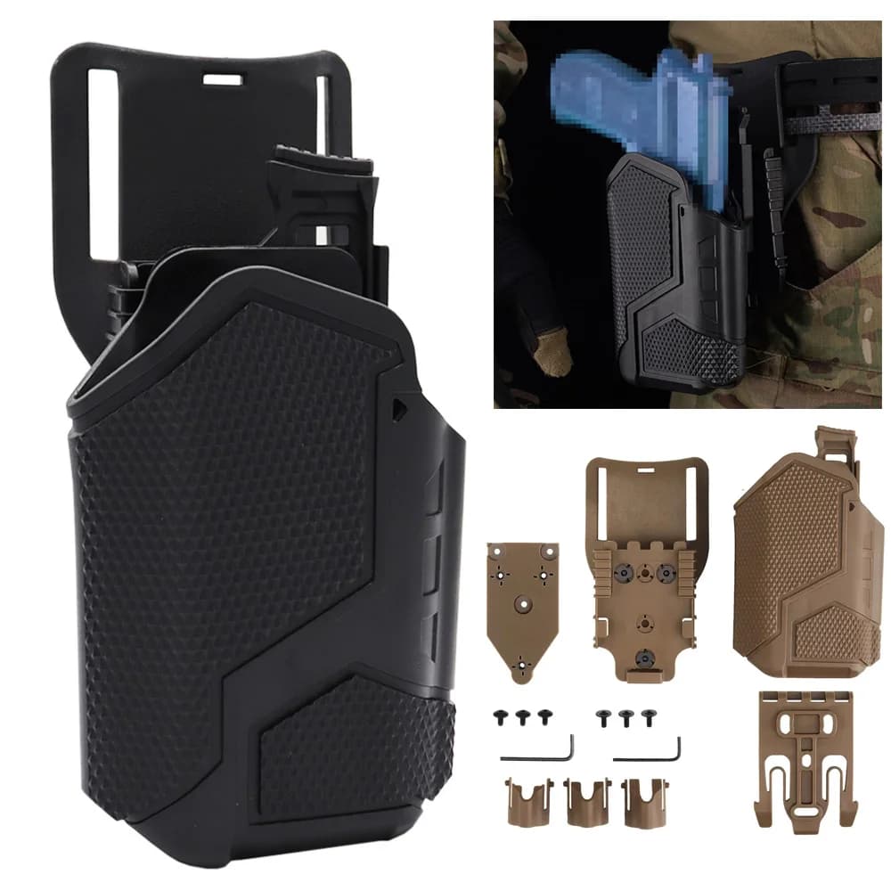 New Tactical X300U Flashlight Universal Pistol Holster Lightweight-Bearing QLS Holsters For SIG Glock 17 19 Holster Accessories
