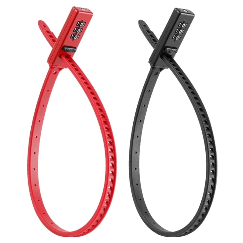 Bikes Zips Tie Cable Lock biciclette Cable Lock multiuso Security Kayak Lock Rack Locks caschi Lock Cabinet Lock