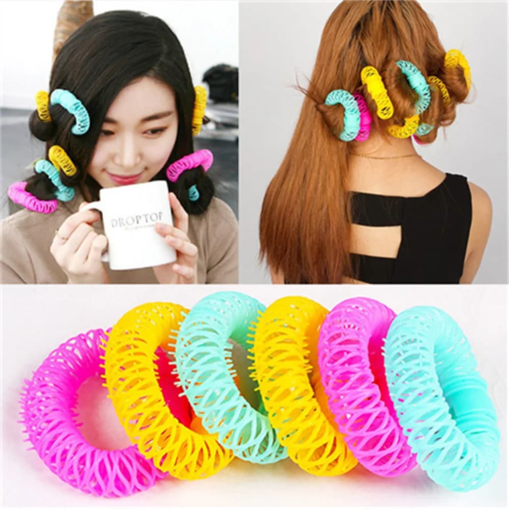 Heat-Free Hair Rollers Hairliner Bigodino for styling Hairdresser Flexible curls Spiral curls DIY tool for women Hair styling accessories