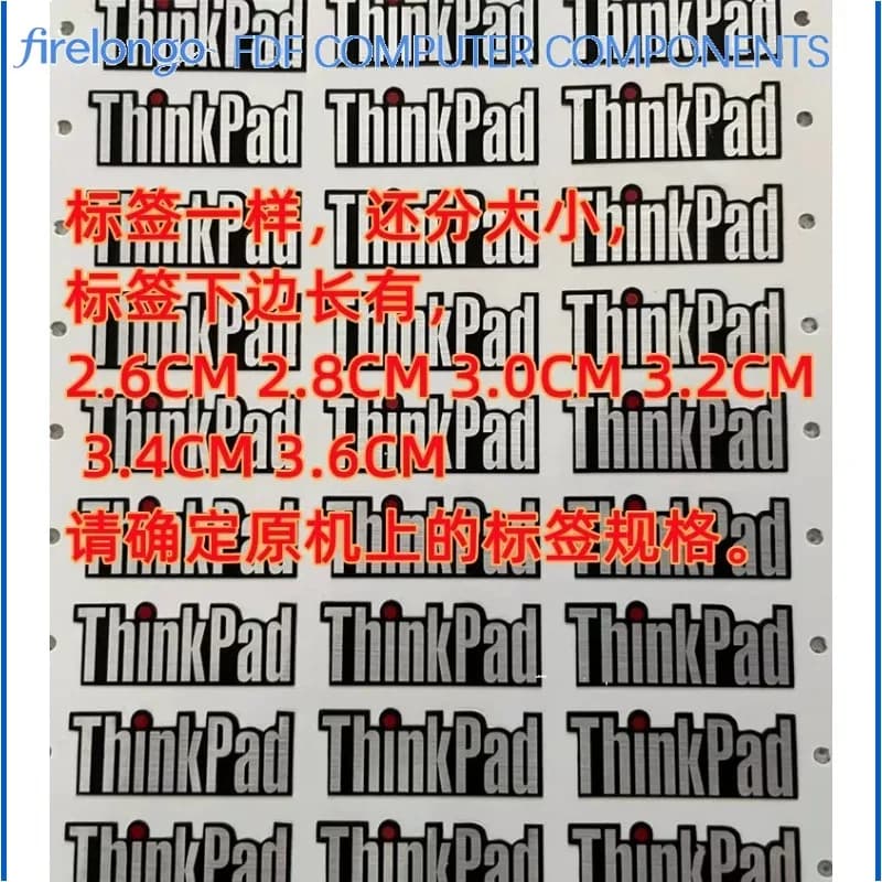For Lenovo IBM ThinkPad X220 Laptop Logo Sticker Decal Replacement different size
