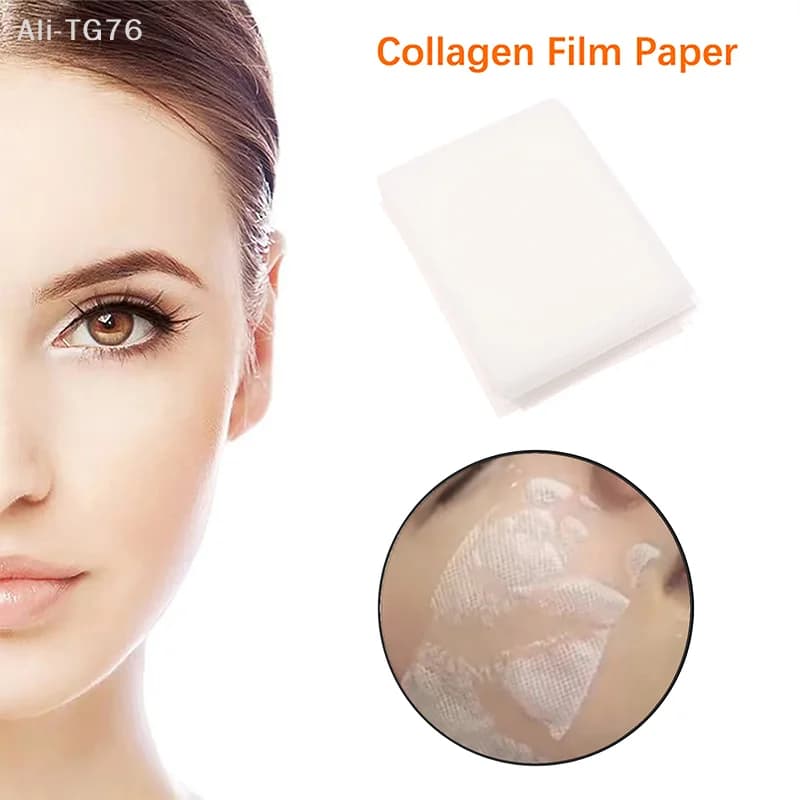 Card Face Mask with Disposable Soluble Collagen, Liophilized Cone Peptide for Skin Care