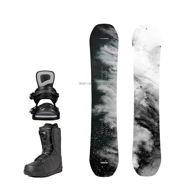 Produzione Vendita diretta Personalizzazione Opzionale Set da sci professionale Freestyle Stivali Vincolanti Snowboard Sport invernali