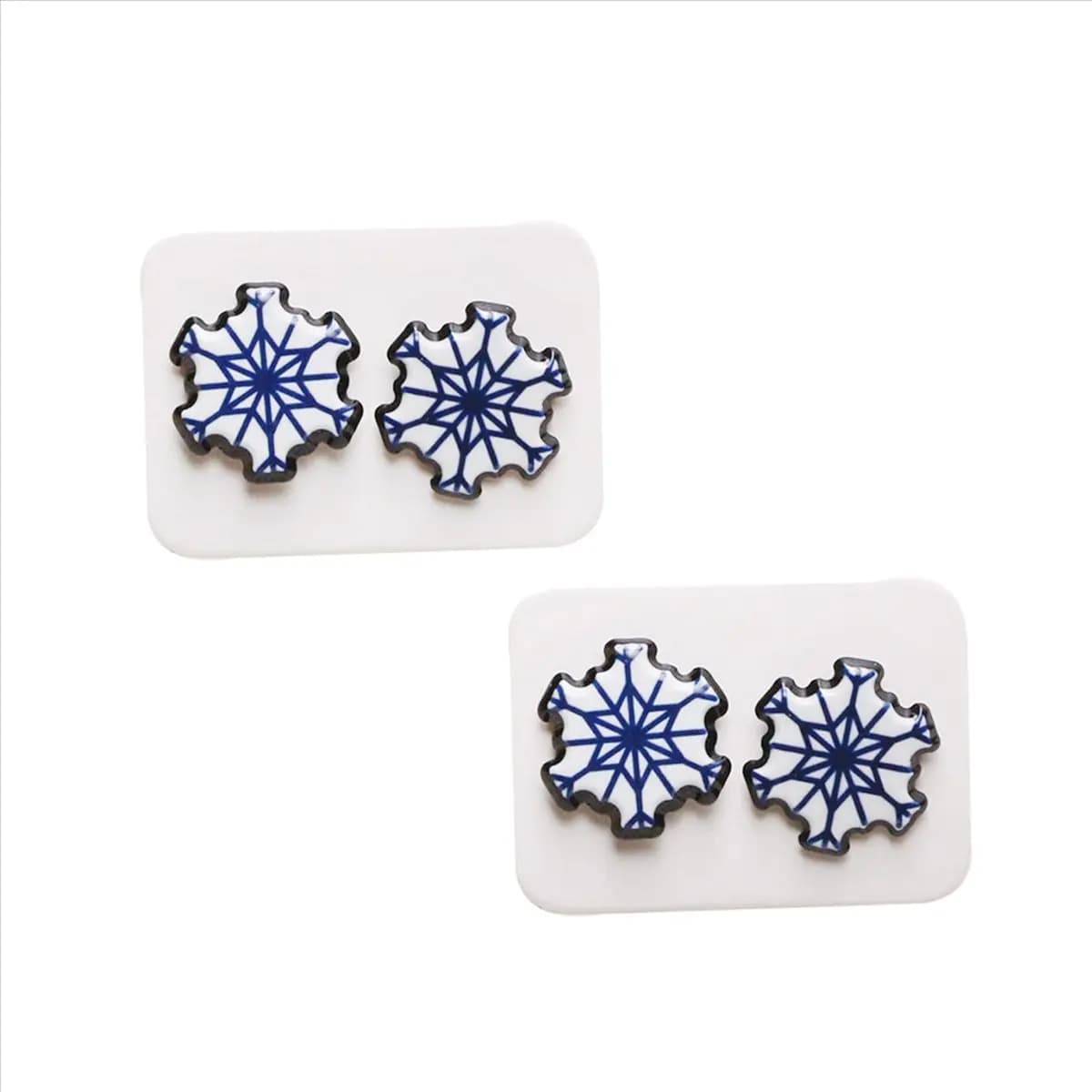 *HOPE 150 pezzi piccoli orecchini a bottone in carta kraft vuota, biglietti da visita per orecchini, etichette per prezzi, porta carte per gioielli, 3,5 x 2,5 cm (bianco)