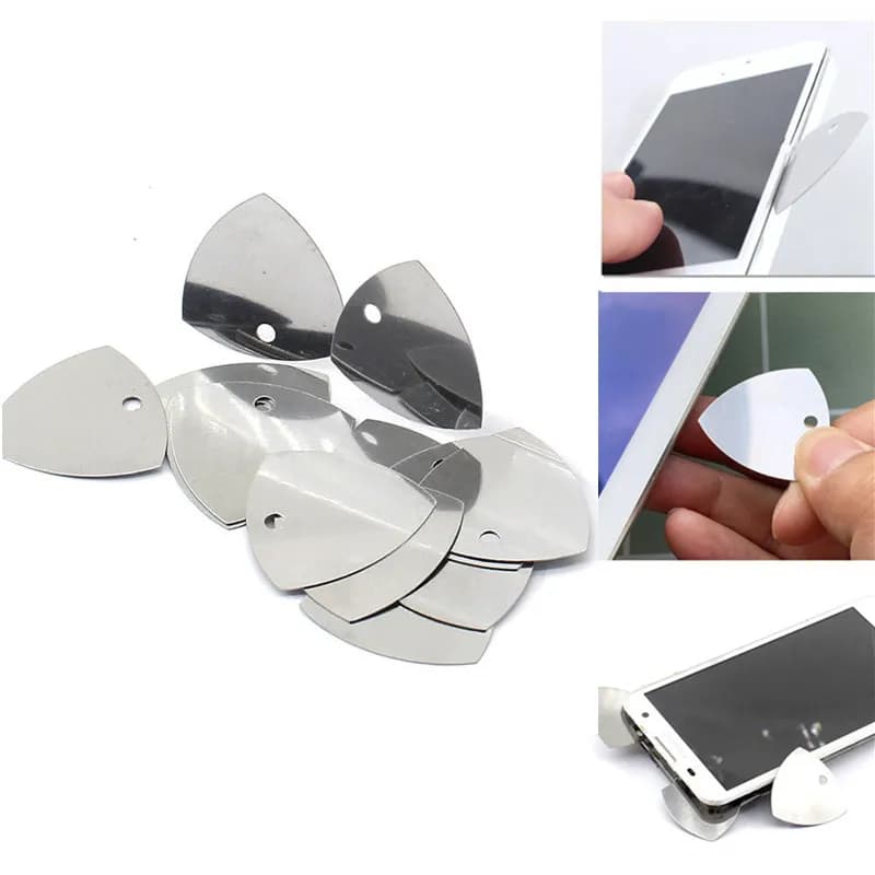 20/50PCS Strumenti di apertura del telefono in metallo Plettri per chitarra in metallo Apriscatole per iPhone iPad Tablet PC Smontare Kit di strumenti di riparazione