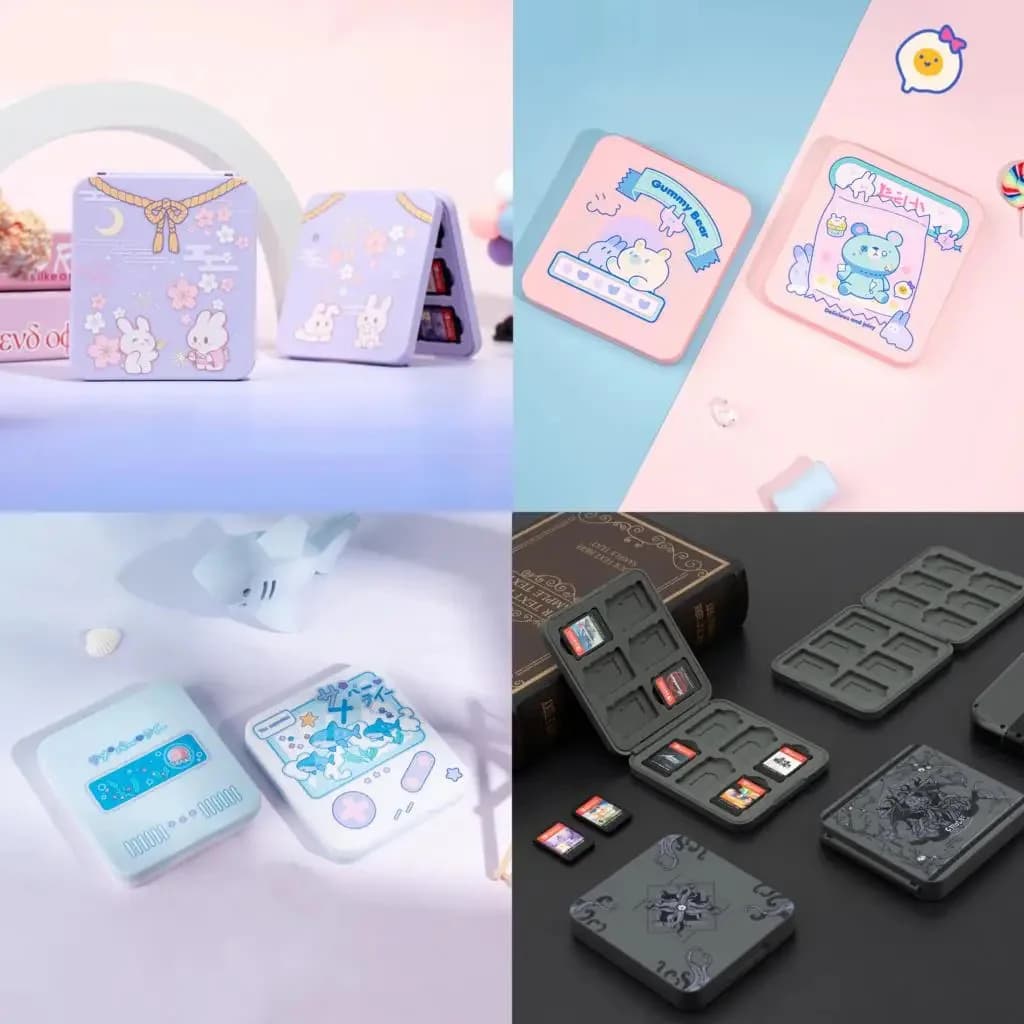 Custodia protettiva per scatola di immagazzinaggio di carte da gioco con guscio rigido per Nintendo Switch 2/NS Oled Lite Memory TF Store Accessori di copertura