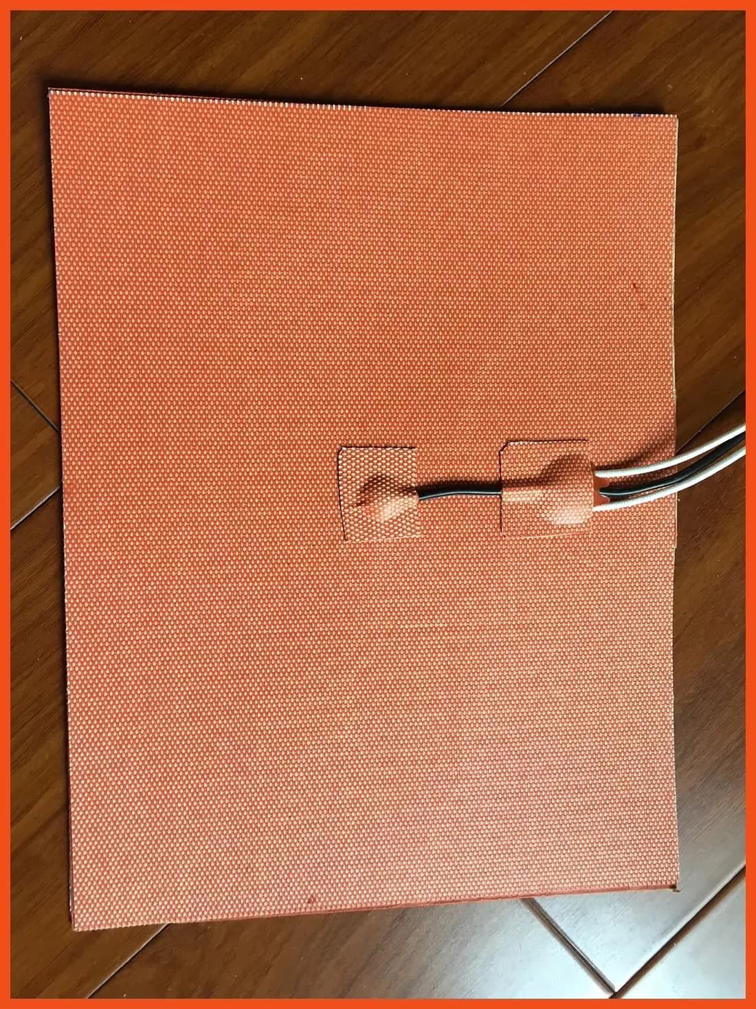 Elemento Riscaldante in Silicone Autentico 280x280mm 600W 220V per Piattaforma Riscaldata Stampante 3D, Elemento Riscaldante per Base di Stampa