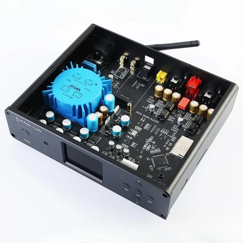 High Range OCXO Digital Audio Streamer - Wishcolor MV85 for Raspberry Pi, Integrated with ROON Ready, AirPlay 2, UPNP NAA
