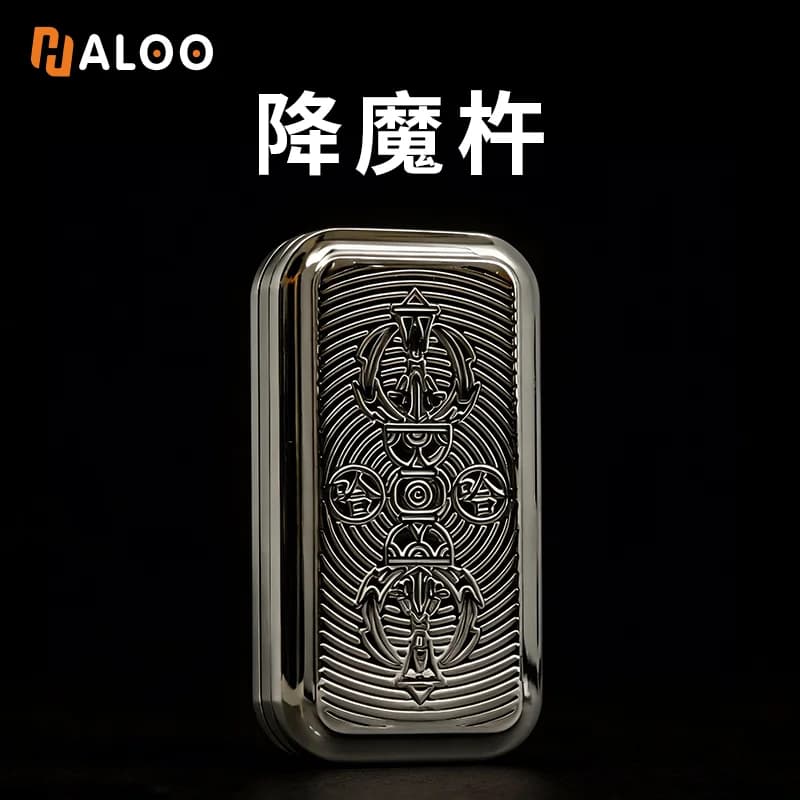 HalooPlayer Haha Metal Tuning Fork Fidget Toy Slider Spinner Antistress per Ansia e Autismo