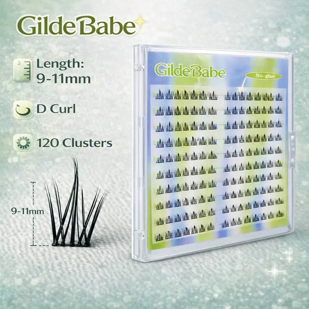 Extension Kit Finte Gilde Babe: 120 Self-adhesive Cyuffs, Super Morbids and Natural Appearance for Daily Use without Stress!
