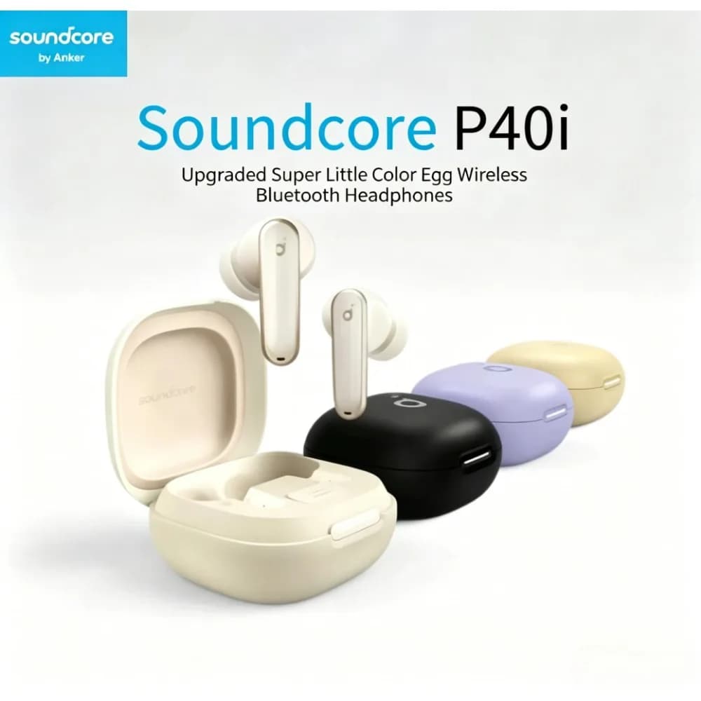 Anker Soundcore P40i ANC Wireless Earbuds LDAC Hi-Res Audio 60H Playtime IPX5 Bluetooth 5.3 Earphones