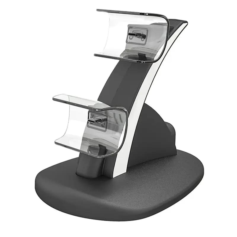【SURPISE】Stazione di ricarica doppia per controller PS5, base di ricarica Dual Sense Type-C per accessori Playstation 5