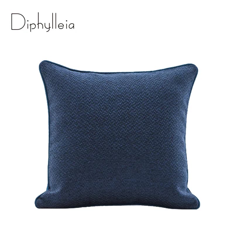 Difesylleia fodera per cuscino Jacquard con motivo a spina di pesce fodera per cuscino di lusso modesto grigio Beige per divano soggiorno comodino Decor