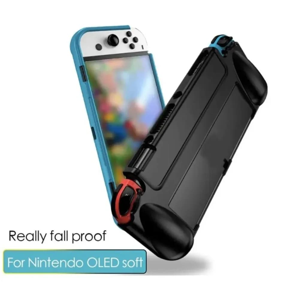 2026 XIKCU Protective Case Silicone Soft Shell Game Skin Protective Case for Switch OLED Game Console Accessories