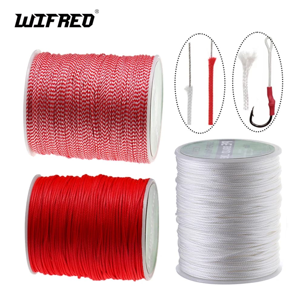 Wifreo 100 metri 8/16 Fili PE Intrecciato Assist Ganci Linea di Pesca in Acqua Salata Jigging Gancio FAI DA TE Traina Richiamo Legato Linea di Corda/Cavo