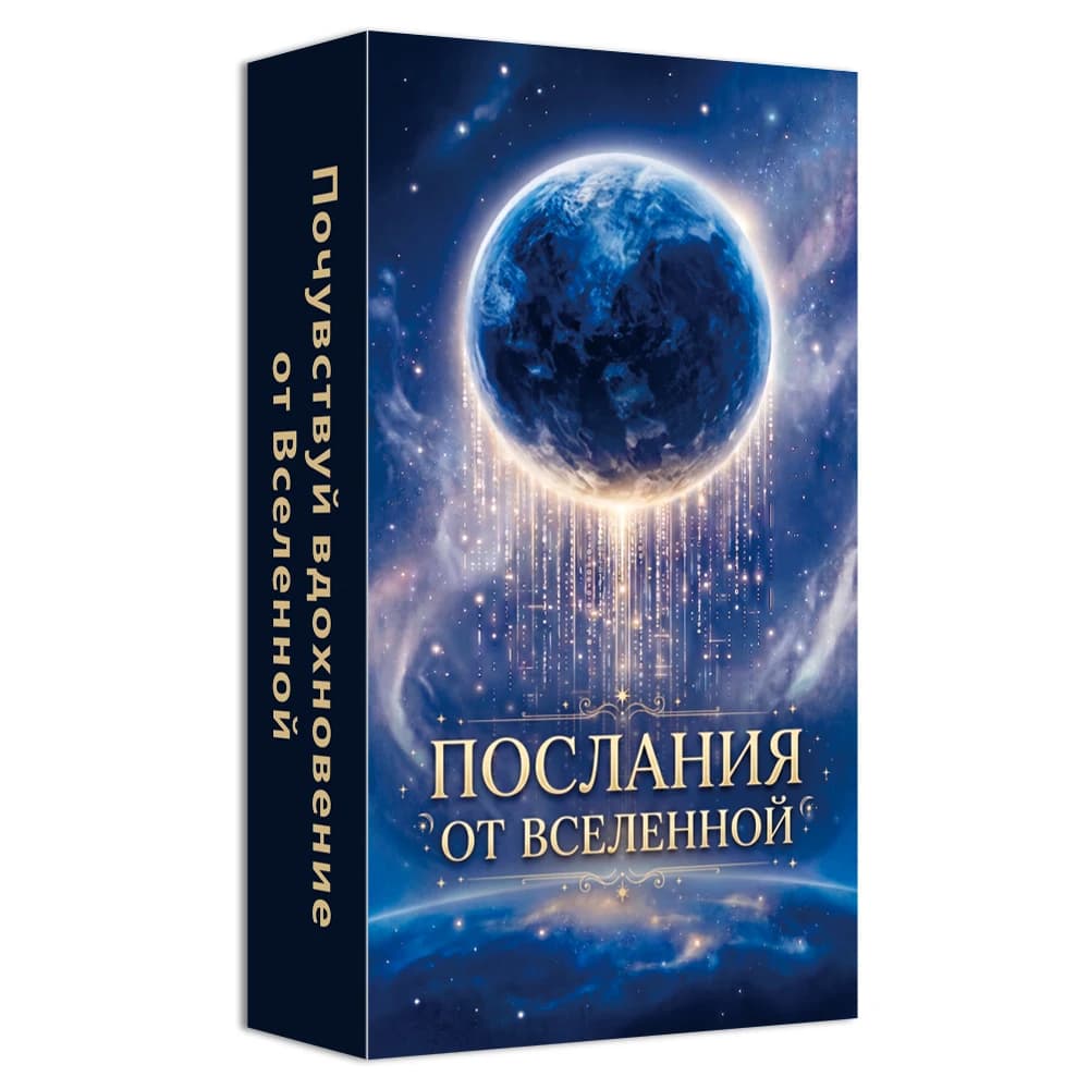 Russian Oracle Cards, Universe Message Theme, 54 Cards, Cosmos Inspired, Original Design, Tarot Cards for Beginners, 12x7cm