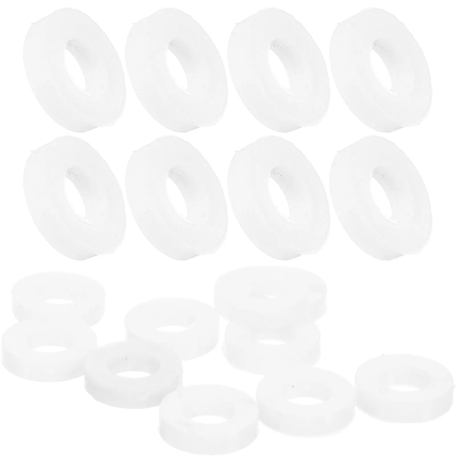 20 Pezzi Rondelle per Rullante in Plastica Pressofusa, Accessori per Batteria, Ricambi per Strumenti, Pad di Ricambio per Batterie e Percussioni Elettroniche