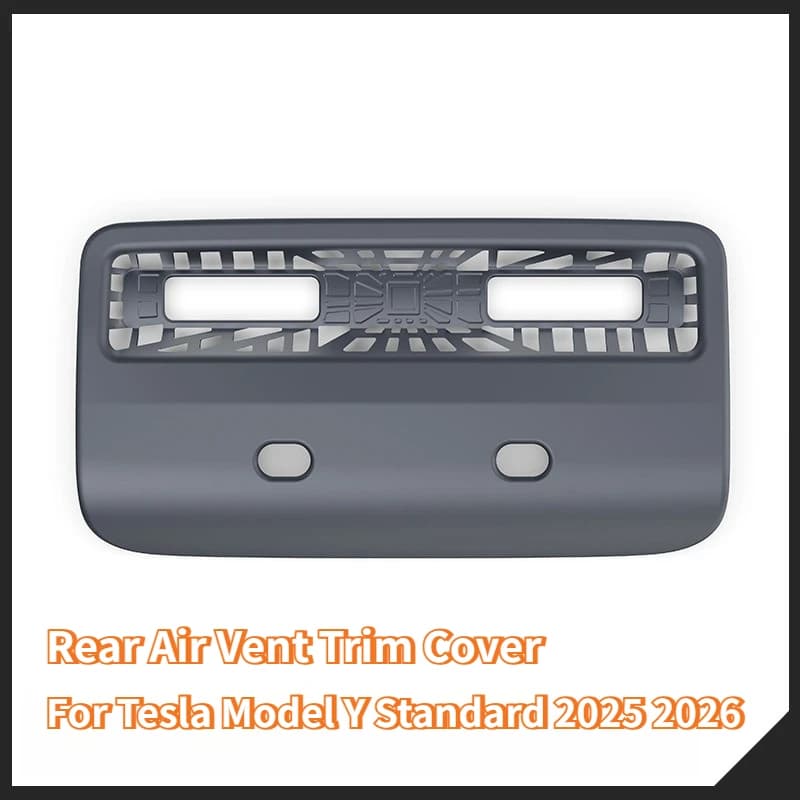 For Tesla Model Y Standard 2025 2026 Rear Air Outlet Trim Cover Seat Air Outlet Protective Cover Anti Blocking Car Accessories