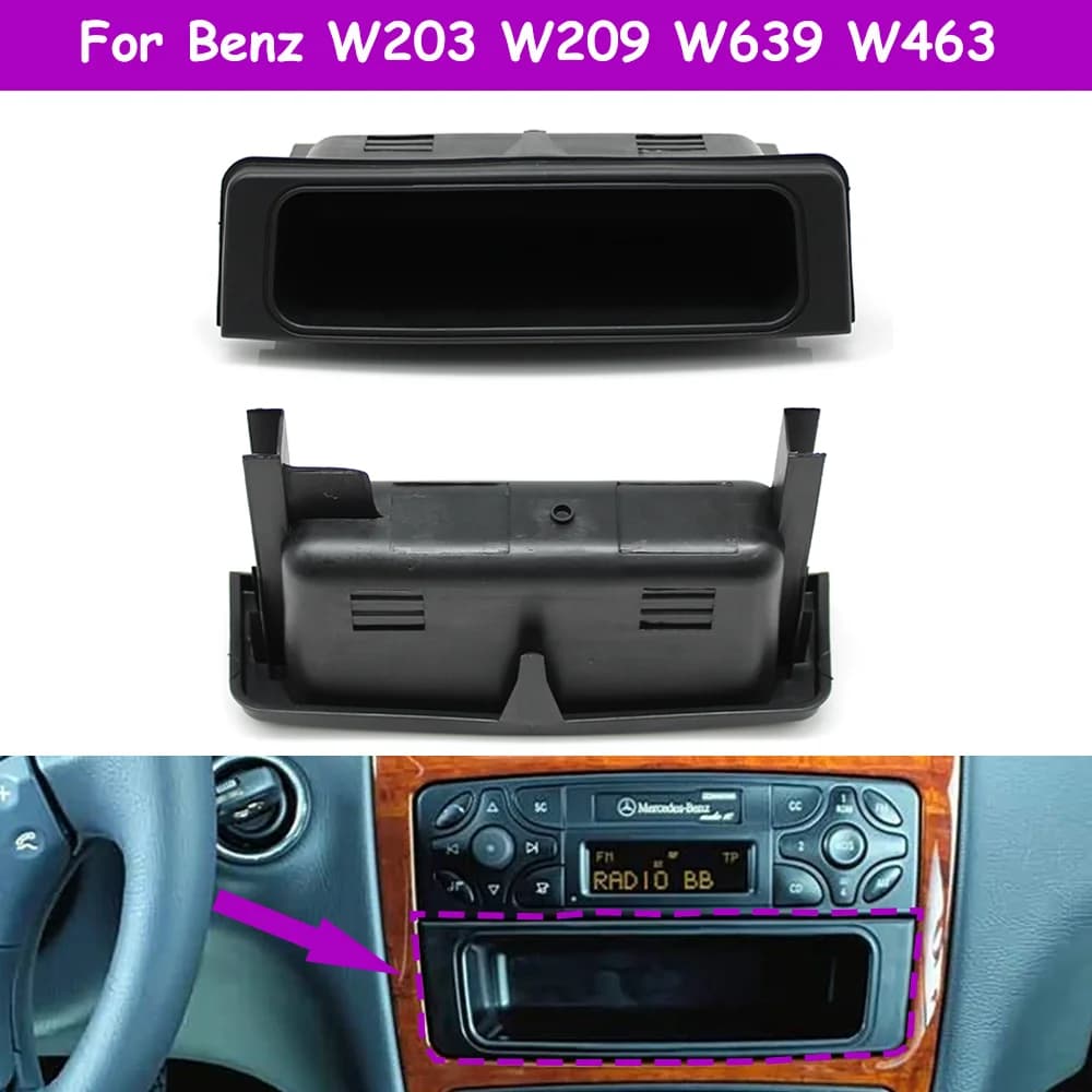 W203 W209 W639 W463 Auto Console Centrale Scatola di Immagazzinaggio Organizzatore Resto Vassoio Supporto Per Mercedes Benz C CLK Vito Classe G 2036830291