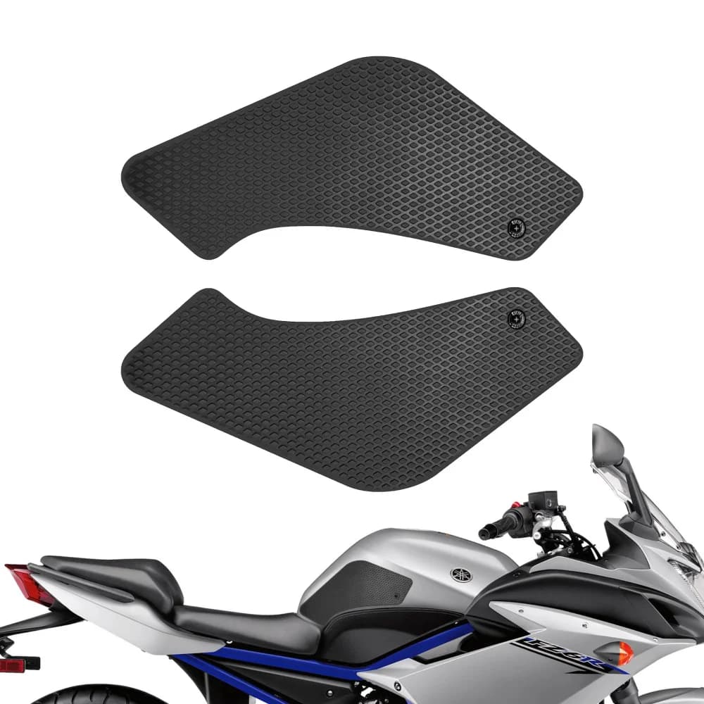 Adesivo Antiscivolo per Serbatoio Moto Yamaha FZ6R 2009-2018, Protezione Ginocchia per Impugnatura del Serbatoio