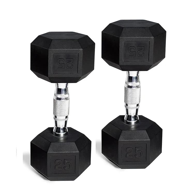 Hex Rubber Dumbbell Sets / Dumbbell Kgpromote Sales
