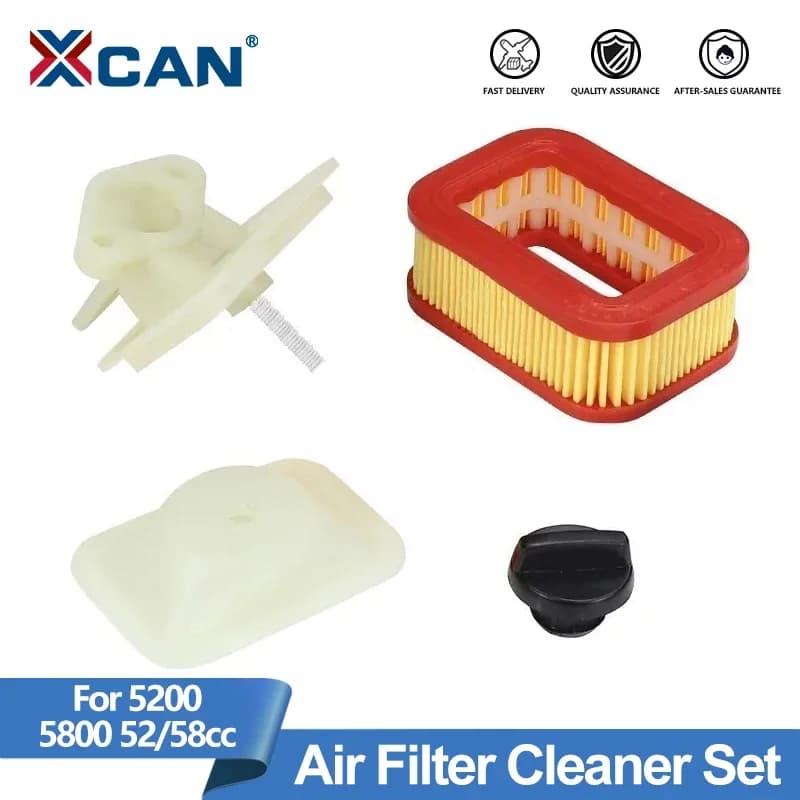 XCAN Set di filtri dell'aria in carta per 5200 5800 52 58CC Parti di ricambio per filtri dell'aria in carta per motoseghe da giardino
