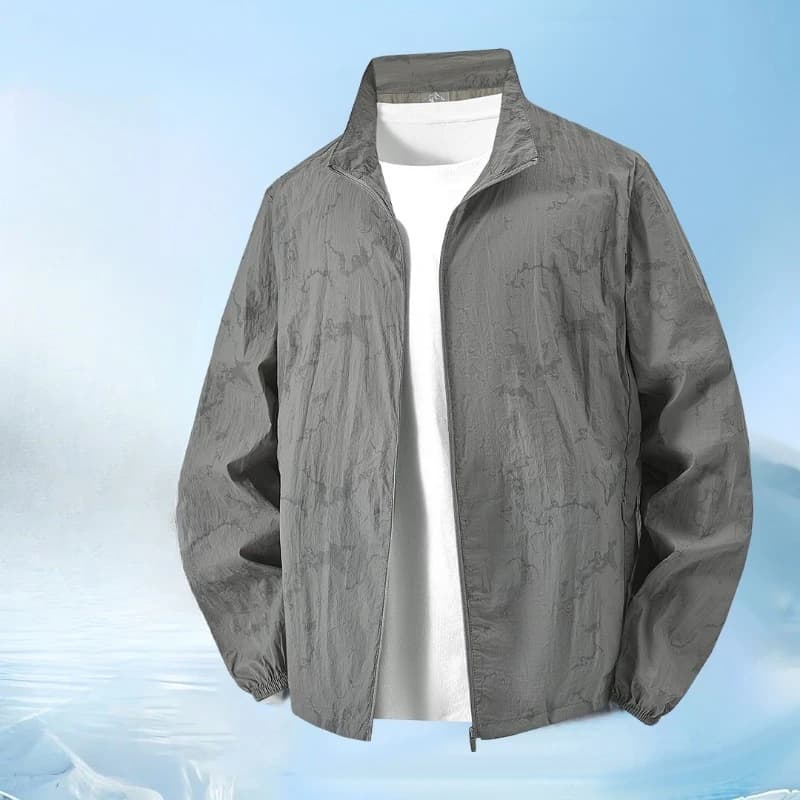 Men's Summer Jacket with UV Protection, Lightweight and Breathable, Fashion for Sports and Leisure, Trendy Jacket with Solar Protection