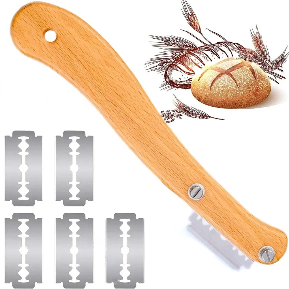 Knife lawn cutter for cutting dough with replaceable blades for making kitchen utensils