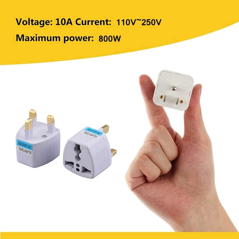 Adattatore da 800 W da US a UE Corea KR Euro Europea a America Canada UK AU Adattatore da viaggio universale Convertitore CA Adattatore di alimentazione