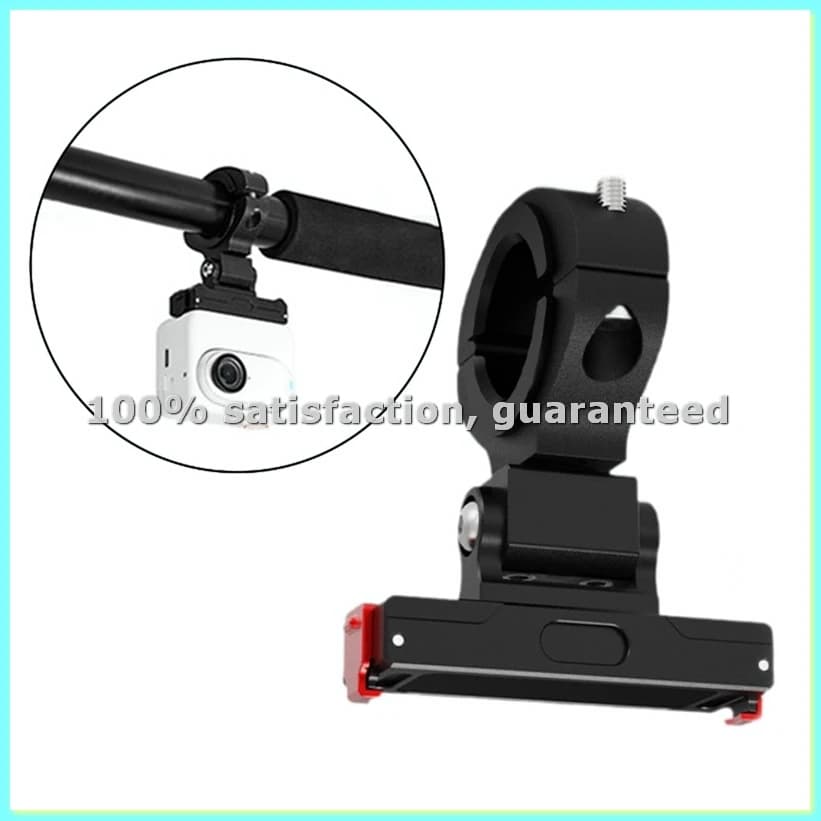 Supporto Magnetico a Sgancio Rapido per GO 3/3S, Staffa Regolabile per Fotocamera per Bici e Moto, Morsetto Sicuro per Manubrio - ABFT